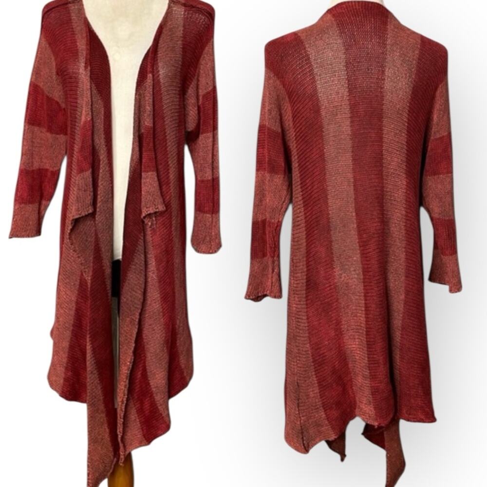 Soft Surroundings SweaterCardigan Open Front Wrap Knit Petite Small Medium